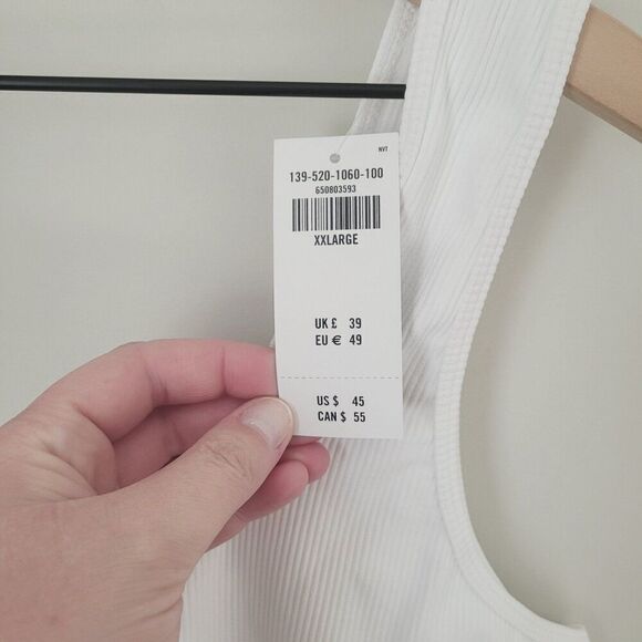 New Abercrombie & Fitch Seamless Rib Fabric Tank Bodysuit Size XXL NWT - Picture 10 of 10